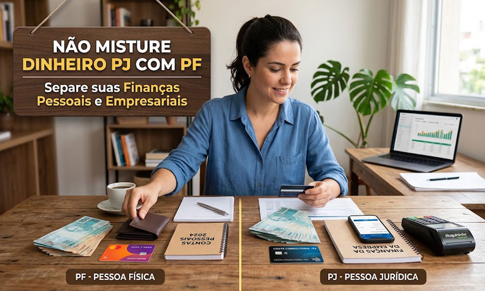 Não misture o dinheiro da empresa com o seu: o erro que pode travar o crescimento do negócio